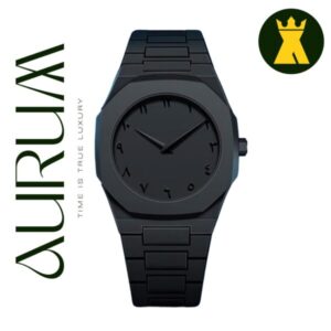 Arabic dial black Stainless Steel